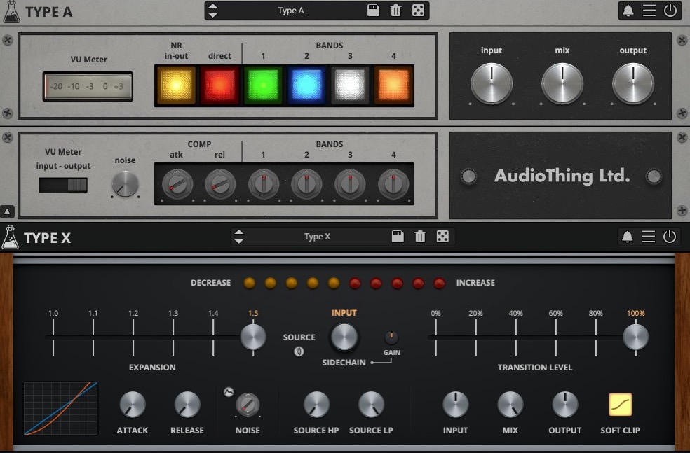 AudioThing Type A & Type X